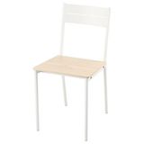 IKEA BUSLATT sandalye beyaz-çam - 90601139