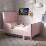 IKEA BUSUNGE uzayabilen çocuk karyolası açık pembe - 90229017