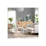 Ikea Büyük Halı, Kırık Beyaz-Kırmızı, 170X240 Cm, Düz Dokuma %100 Pamuk