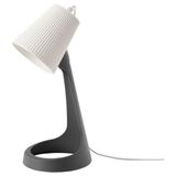 IKEA Çalışma Lambası, Koyu Gri-Beyaz 8.6 W 35 Cm Masa Lambası Çalışma-Okuma Lambası