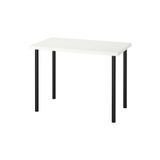 IKEA çalışma masası, beyaz-siyah, 100x60 cm