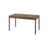 IKEA çalışma masası, kahverengi meşe kaplama, 140x75 cm Mobilya alt boşluğu: 64 cm Derinlik: 75 cm