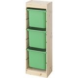 IKEA Çam Fonksiyonel Saklama Ünitesi 44X30X91 cm Çocuk Odası Oyuncak Dolabı Düzenleyici - Ahşap