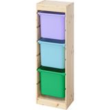 IKEA Çam Modern Saklama Ünitesi 44X30X91 cm Çocuk Odası Oyuncak Dolabı Düzenleyici - Ahşap