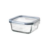 IKEA Cam Saklama Kabı Plastik Kapaklı 600 mL 15x15x7 cm