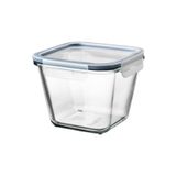 IKEA Cam Saklama Kabı Plastik Kapaklı Kare ( 1,2 Litre )
