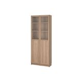 IKEA Cam/Panel Kapaklı Kitaplık, Genişlik: 80 cm Derinlik: 30 cm Yükseklik: 202 cm