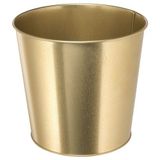 IKEA Çiçek Bitki Saksısı Gold Renk 19Cm Galvanizli Çelik Saksı