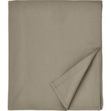 IKEA Çift Kişilik Gri Lastiksiz Çarşaf 150X260 cm - Pamuklu Yumuşak Doku - Yatak Çarşafı