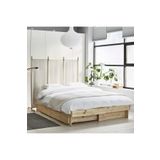 IKEA çift kişilik karyola, çam, 80-160x200 cm
