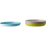 IKEA Çocuk Beslenme Tabak Seti 6lı Pastel Renkler 19 cm Çocuk Beslenme - Renkli