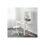 IKEA çocuk çalışma masası, beyaz, 96x58 cm, kitaplıklı