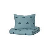 IKEA Çocuk Nevresim Takımı Tek Kişilik 150x200 Mavi Renk-araba Temalı Nevresim Çarşafsız
