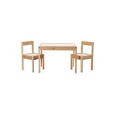 IKEA Çocuk Oyun Masası 2 Sandalye Set Çam