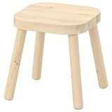 IKEA Çocuk Taburesi, Huş-Masif Ahşap MeridyenDukkan 24X24 cm Çocuk Oyun Masa Sandalyesi
