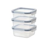 IKEA Çok Amaçlı 3 Parça 750 ml Kare Plastik Saklama Kabı