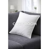 Ikea Cozy Room - Gurlı Kırlent Kılıfı, Beyaz, 50X50 Cm (İçi Dahil Değildir.)