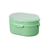 IKEA COZY ROOM - Utbjuda kapaklı plastik saklama kabı, açık yeşil, 0,2 lt x 0,6 lt, 2 parça