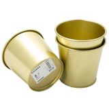 IKEA Daidai – Çiçek Saksısı, 9 cm, Pirinç/Altın Renkli Çelik, 3 Adet
