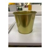 IKEA Daıdaı Pirinç Rengi Metal Saksı 9 Cm
