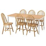 IKEA DANDERYD/SKOGSTA yemek masası takımı meşe kaplama-beyaz-akasya - 69568108