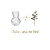 Ikea Dekorasyon Seti Smycka Yapay Çiçek , Pembe, 30 Cm, Okaliptüs + Pådrag Cam Vazo , Saydam Cam, 17 Cm