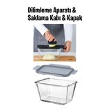 IKEA Dilimleme Aparatı & Saklama Kabı & Kapak > 3'lü Kombin