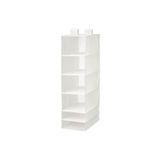 IKEA Dolap Içi Asılabilir Bölmeli Düzenleyici Ölçü 35x45x125 Cm Beyaz Renk Bölmeli Düzenleyici