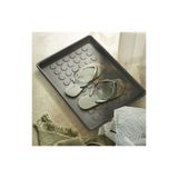 IKEA Dolap İçi Plastik Ayakkabı Tepsisi 46X35 Cm Ayakkabılık Koyu Gri 1 Adet