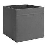 IKEA Dröna Kallax Raflar Kutu Bölmeli Sandık 33x38x33 cm Koyu Gri Saklama Kutusu