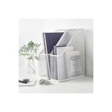 IKEA Drönjöns Metal Masaüstü Dosyalık Organizer, 2'li Set, Beyaz