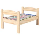 IKEA DUKTIG oyuncak bebek yatağı seti çam-desenli - 50589224