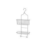 IKEA Duş Sepeti 2li Çinko Kaplama 24x53 Cm Çelik, Galvanizli, Banyo Duvar Rafı