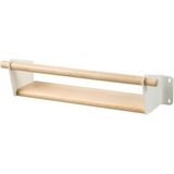 IKEA Duvar Rafı-Mutfak Baharatlık Rafı Huş-Beyaz 40X10 cm Duvar Rafı Düzenleyici Mut