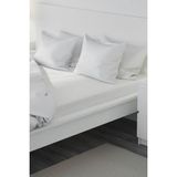 Ikea Dvala Çift Kişilik Lastikli Çarşaf - 110 x 160 cm - Antrasit - Gri