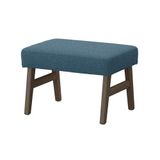 IKEA EKENASET ayak uzatma taburesi ceviz görünümlü-axvall koyu gri-mavi - 10624432