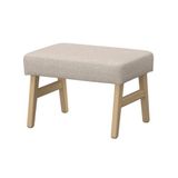 IKEA EKENASET ayak uzatma taburesi meşe görünümlü-kilanda açık bej - 00624395