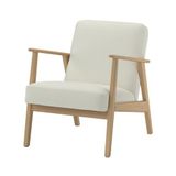 IKEA EKENASET tekli koltuk meşe görünümlü-axvall kırık beyaz - 30624332