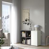 IKEA EKET dolap kombinasyonu beyaz-koyu gri - 79190870