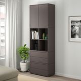 IKEA EKET dolap kombinasyonu koyu gri - 69286571