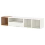 IKEA EKET duvar dolabı kombinasyonu beyaz-ağartılmış meşe görünümlü - 29580999