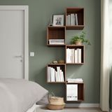 IKEA EKET duvar dolabı kombinasyonu ceviz görünümlü - 49490295