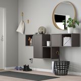 IKEA EKET duvar dolabı kombinasyonu koyu gri - 39286394