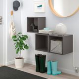 IKEA EKET duvar dolabı kombinasyonu koyu gri - 69286340
