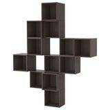 IKEA EKET duvar dolabı kombinasyonu koyu gri - 79189150