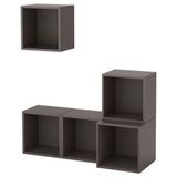 IKEA EKET duvar dolabı kombinasyonu koyu gri - 89189098