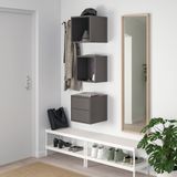 IKEA EKET duvar dolabı kombinasyonu koyu gri - 89336377