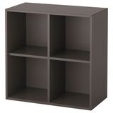 IKEA EKET duvar dolabı ünitesi koyu gri - 19285833