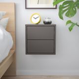IKEA EKET duvar dolabı ünitesi koyu gri - 39329384