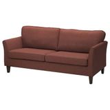 IKEA EKHOLMA 3'lü kanepe kilanda kahverengi-kırmızı - 29535596